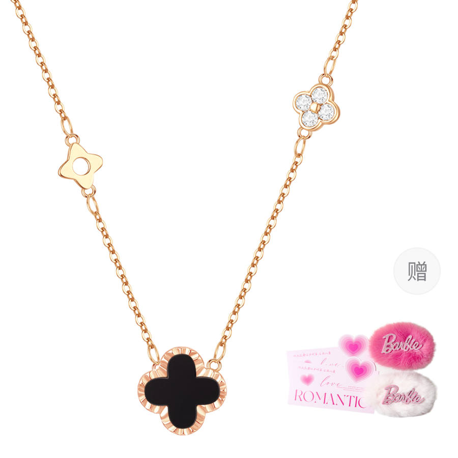 Barbie Synthetic Cubic Zirconia Alloy Agate Necklaces Women's