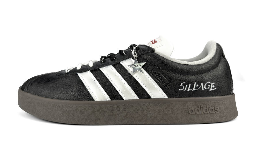 Adidas Adidas VL COURT 2.0 Nightfall Whispers Cushioning, Wear Resistant Low top Skateboard Shoes Unisex Black