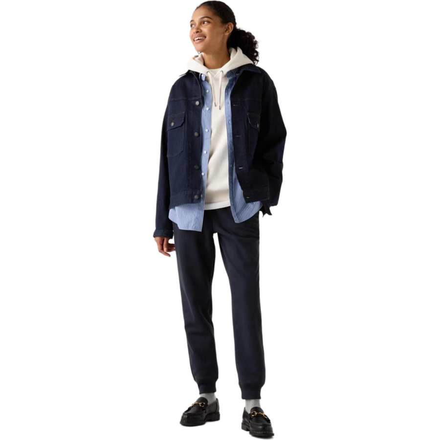 UNIQLO Casual Pants Women's Navy Blue