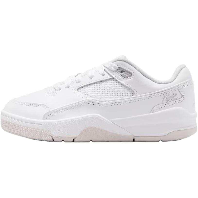 Jordan Jordan FLIGHT COURT Breathable Support Low top Basketball Shoes White Unisex