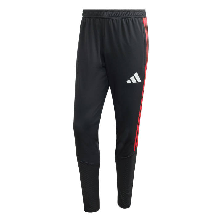 Adidas Adidas Soccer Bottoms Men's Black/Bright Red Moderate
