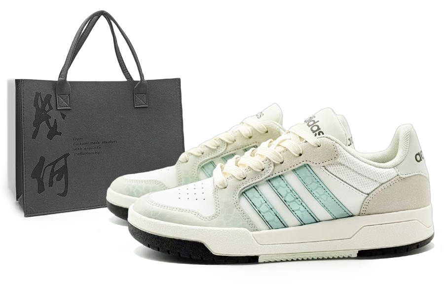 Adidas Neo Entrap Low top Skateboard Shoes Unisex Cyan