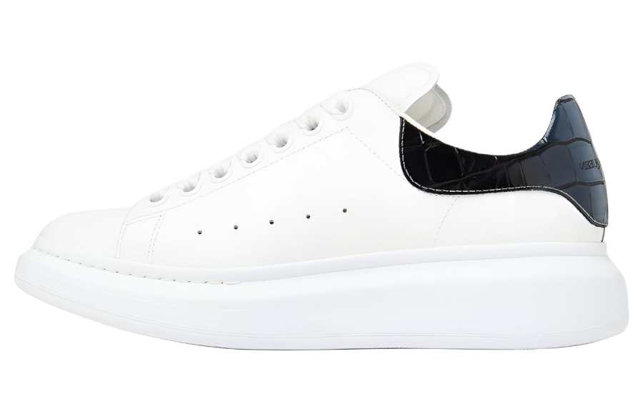 Alexander McQueen Oversized Sneakers 'White Snake Black' Women's