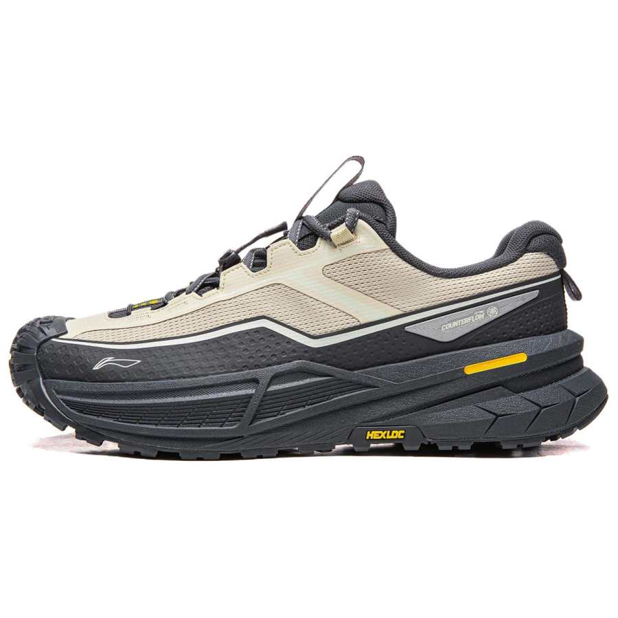 Li-Ning Li Ning Outdoor CF Tracing, Xingchuan 2 Low top Hiking Shoes Unisex Ebony Black/Oat Gray