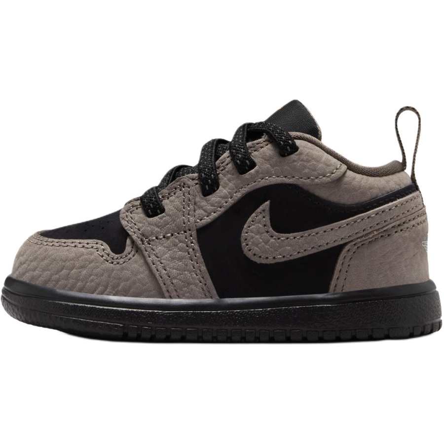 Jordan Jordan Air Jordan 1 Leather Low top Toddler Shoes Black Umber Infant And Toddler