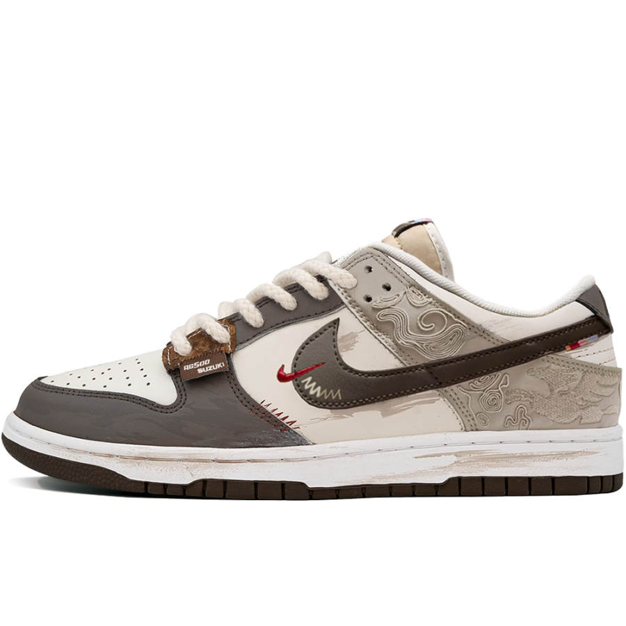 Nike Nike Dunk Pegasus Pack Van Gogh Genesis, Utopia Misty Sea Low top Skateboard Shoes Men's Umber