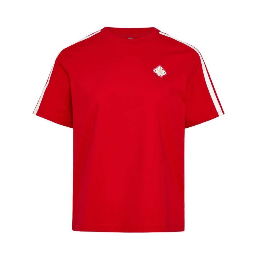 Adidas Adidas T Shirts Women's Light Scarlet Crew Neck Moderate