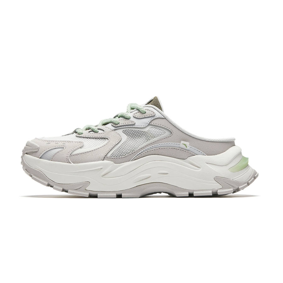 Anta Closed Toe Slippers Women's White Gray