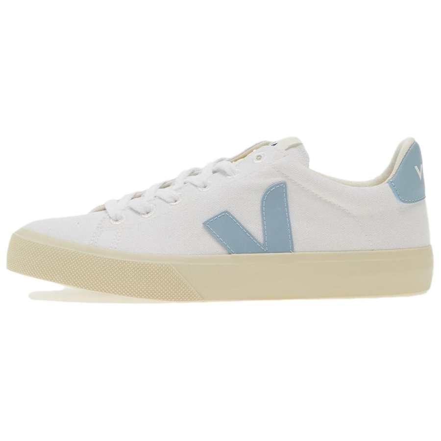 VEJA Campo Canvas White Steel Women's
