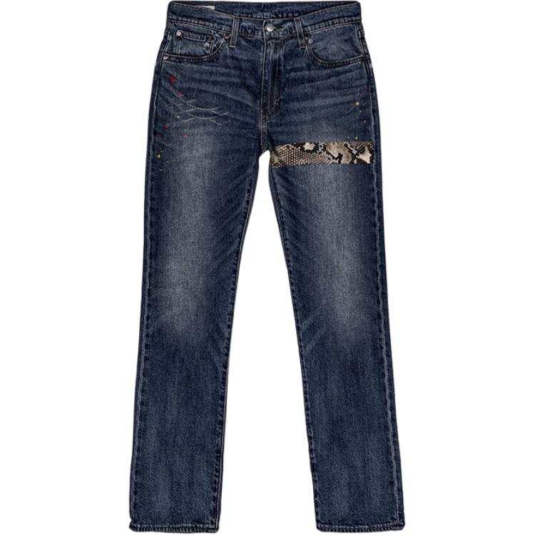 Levis Levis Jeans Unisex Navy Blue Moderate Straight Fit Pants