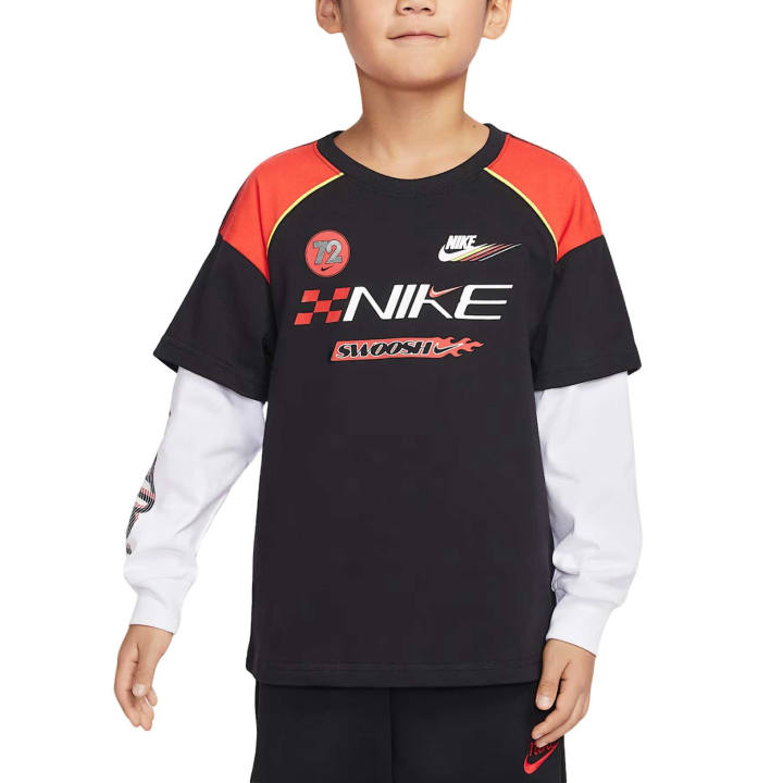 Nike Nike T Shirt Black/Red/White Kids'