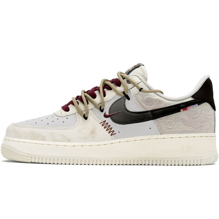 Nike Nike Air Force 1 Skateboard Shoes Men's Low Top Ecru
