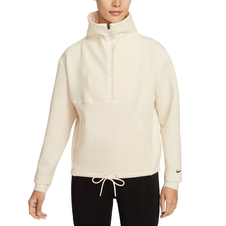 Nike Nike Pro Sweatshirts Women's Light Ivory White Turtleneck Moderate Other