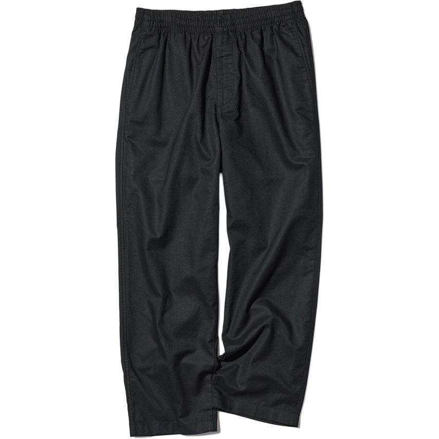 UNIQLO SS26 Casual Pants Men's Black Moderate Tapered Pants
