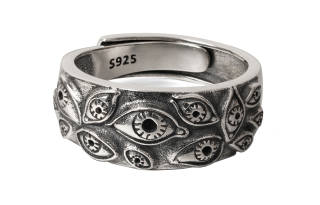 OWNREWARDS 925 Sterling Silver Rings Unisex Silver