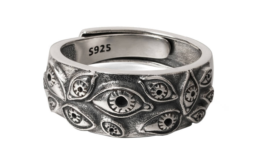 OWNREWARDS 925 Sterling Silver Rings Unisex Silver
