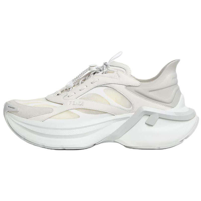 FENDI F Light Low top Chunky Sneakers Men's White