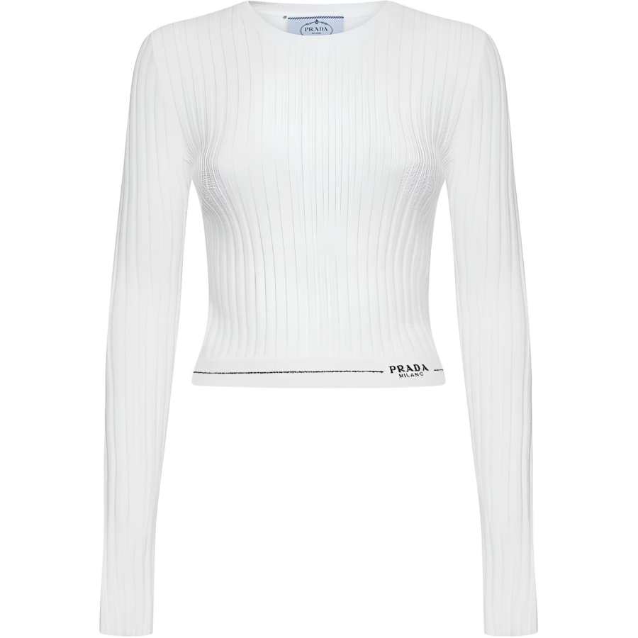 PRADA PRADA SS22 Sweater Women's White