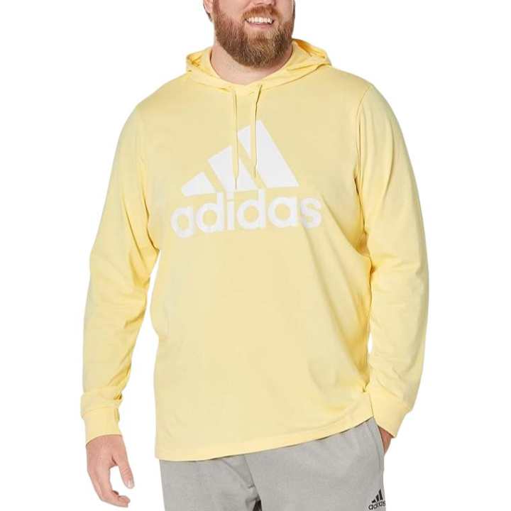 Adidas Adidas Sweatshirts Men's Light Yellow Hooded Moderate