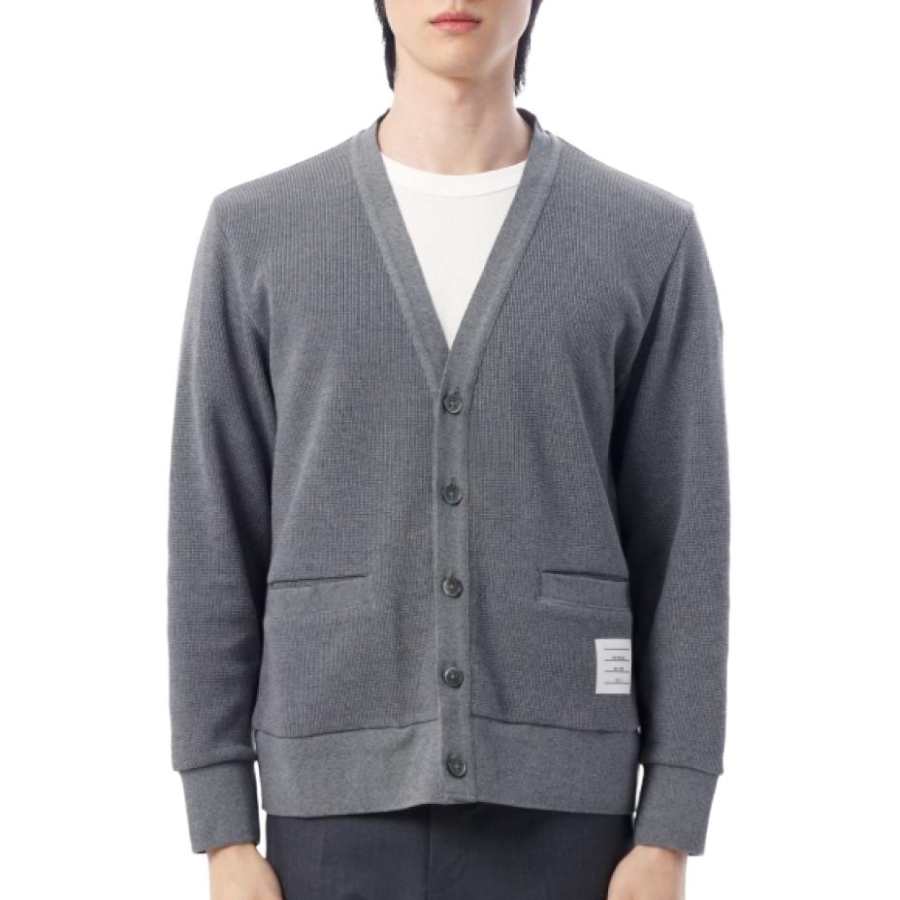 THOM BROWNE Thom Browne 4-bar intarsia cardigan
