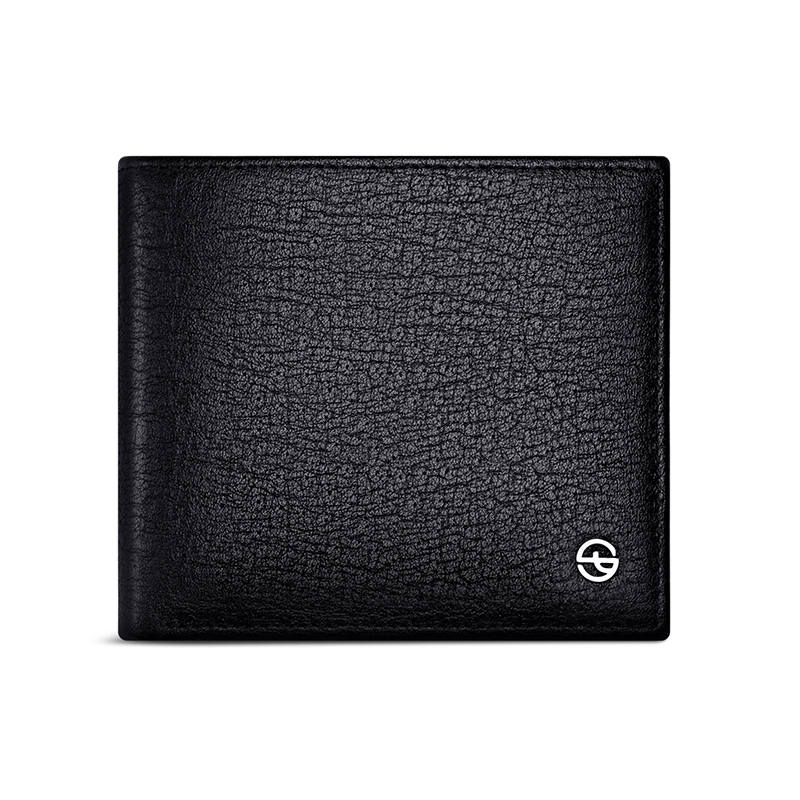SEPTWOLVES SEPTWOLVES Cow Leather Wallet Regular Men's Black
