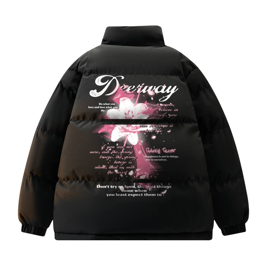 DEERWAY DEERWAY Puffer Jackets Unisex Stand Collar Thickened Padded Puffer Jacket