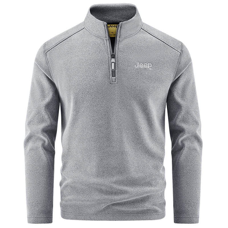 Jeep Sweatshirts Unisex Stand Collar Moderate Regular