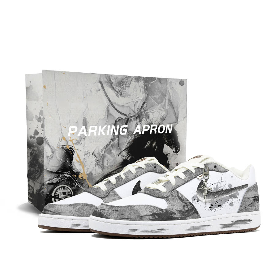 Nike Nike EBERNON Ink Dyed Blank Mirror Cushioning Abrasion Resistant Cushioning, Wear Resistant Low top Skateboard Shoes