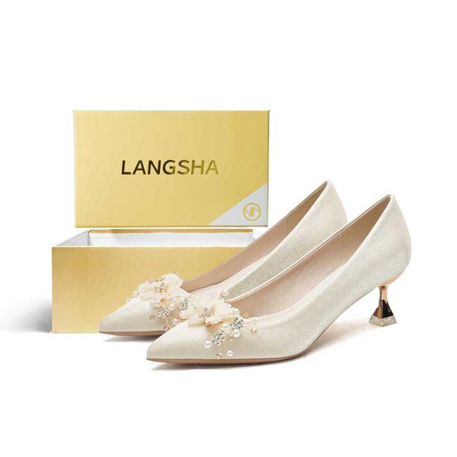 Lanza High Heels Women's Red/Champagne