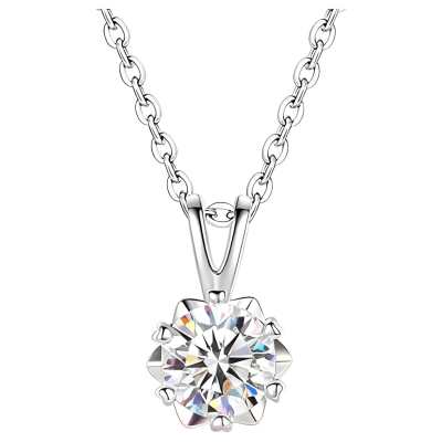 WINY 925 Sterling Silver Necklace With Certificate Women's