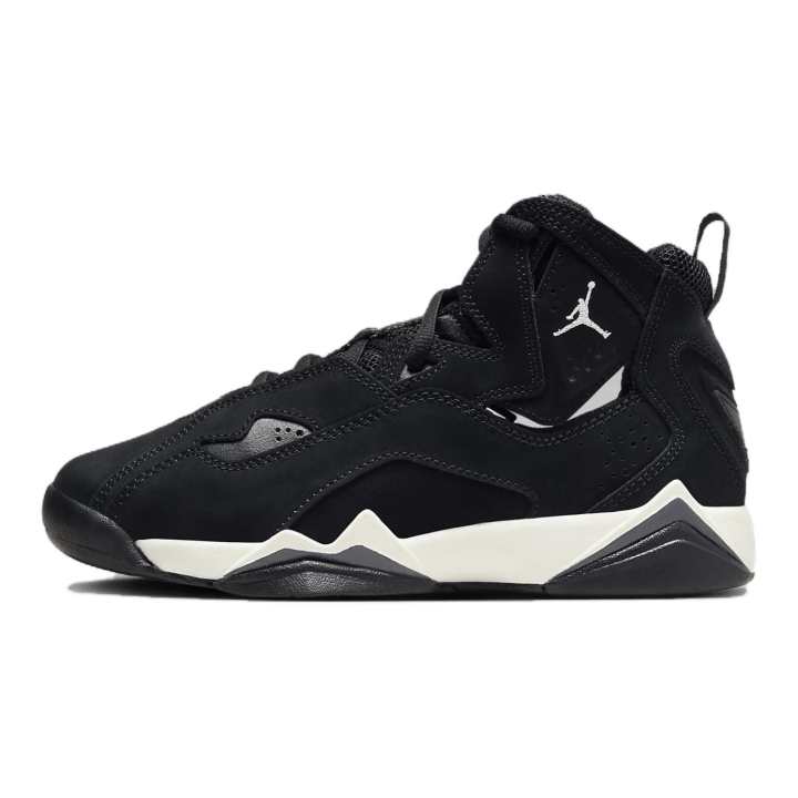 Jordan Jordan True Flight Abrasion Resistant High top Basketball Shoes Black Unisex