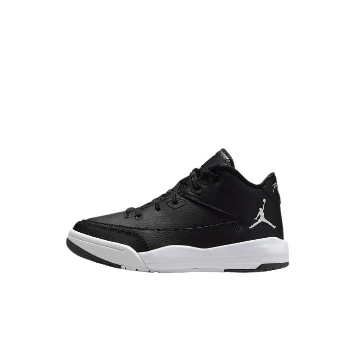 Jordan Jordan Flight Origin 3 Leather High top Children's Basketball Shoes Black Kids'