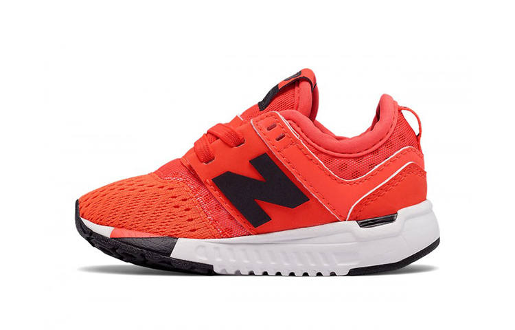 New Balance New Balance NB 247 Comfortable Cushioning Abrasion Resistant Breathable Low top Toddler Shoes Orange Infant And Toddler