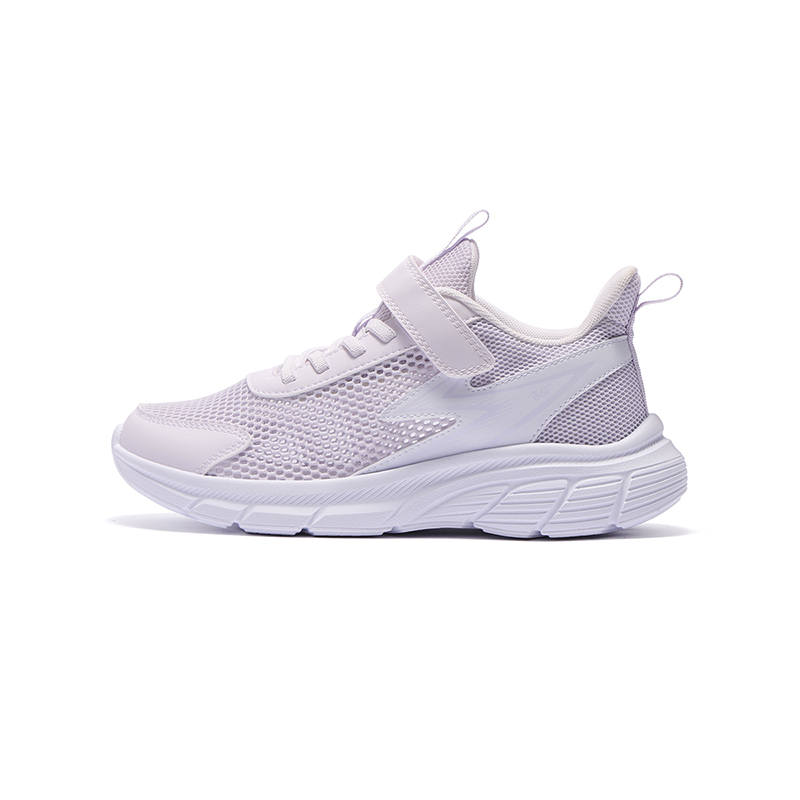 361°KIDS Synthetic Leather, Textile Low top Running Shoes Rose Water Purple/Light Pink Purple/361 Degrees White