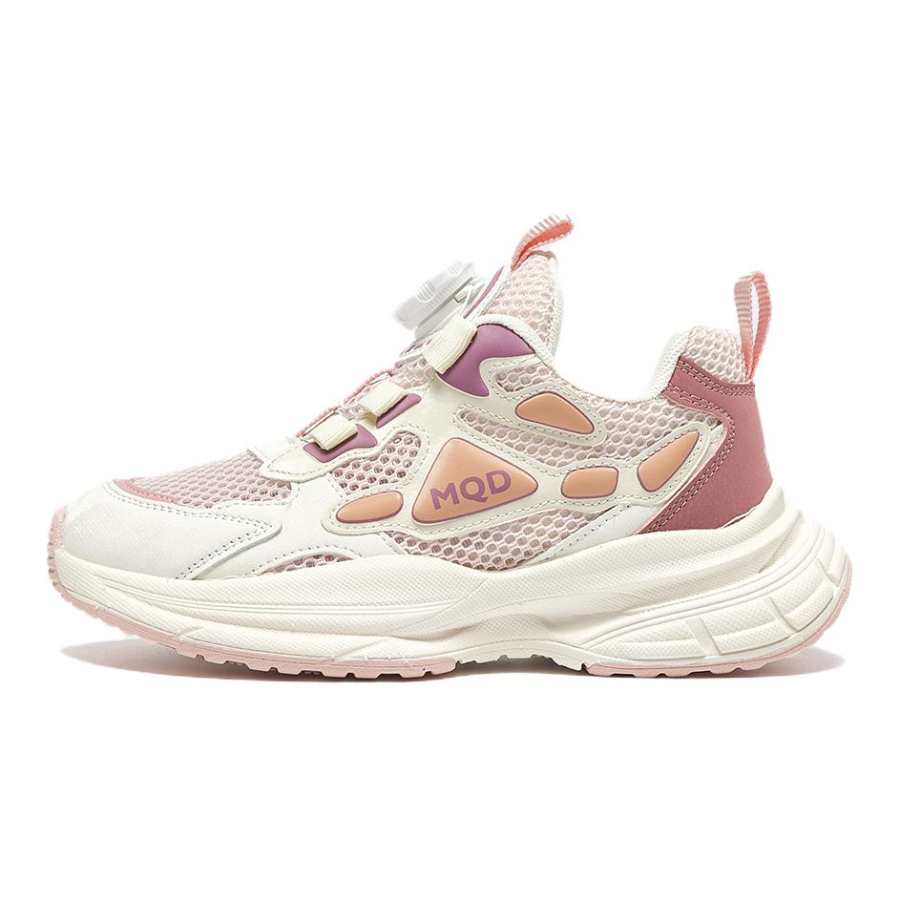 MQD Synthetic Leather, Textile Cushioning Abrasion Resistant Breathable Slip Resistant Low top Kids Lifestyle Shoes