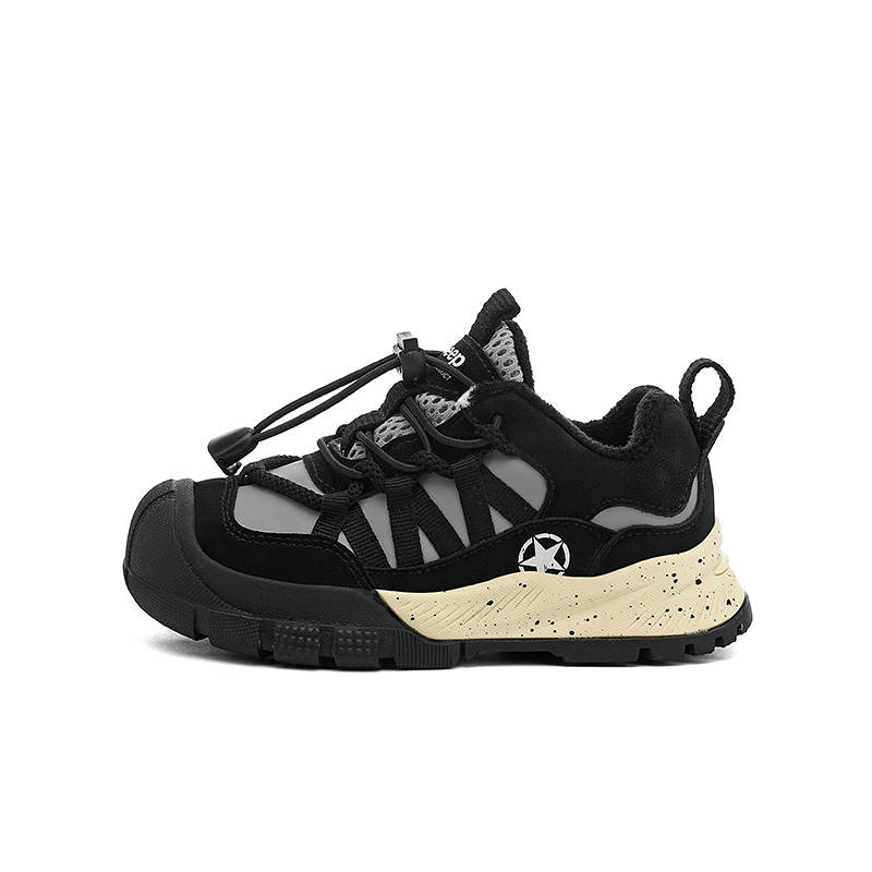 Jeep Slip Resistant Abrasion Resistant Children's Cotton Shoes Children Aged 3 7 Years Old