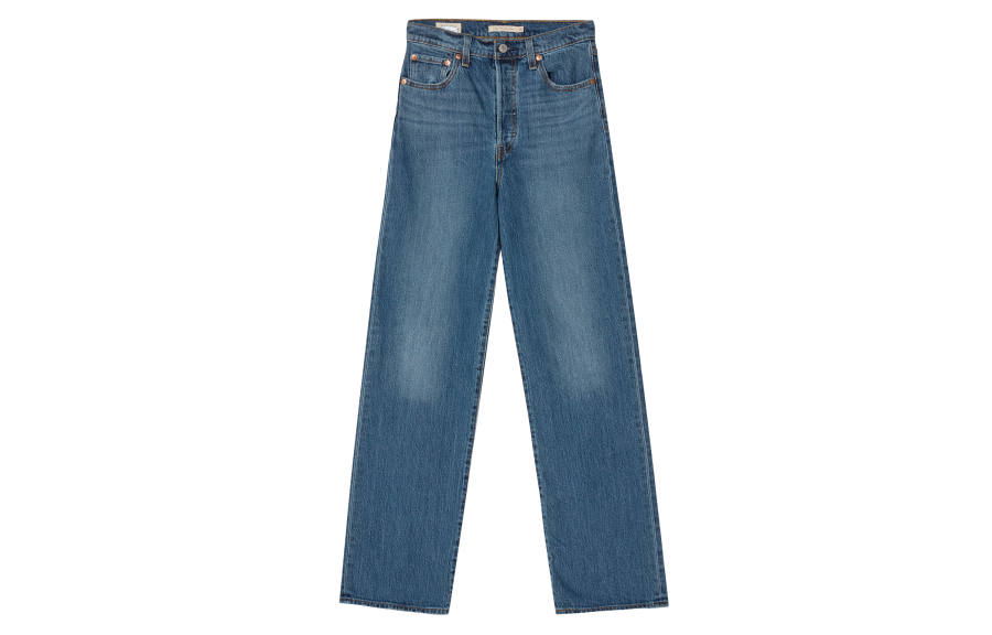 Levis Levis Jeans Women's Medium Blue Moderate Straight Fit Pants