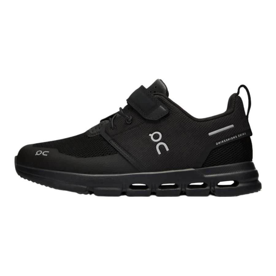 On Cloud Play Comfortable Slip Resistant Anti Kick Low top Kids' Running Shoes Black Kids'