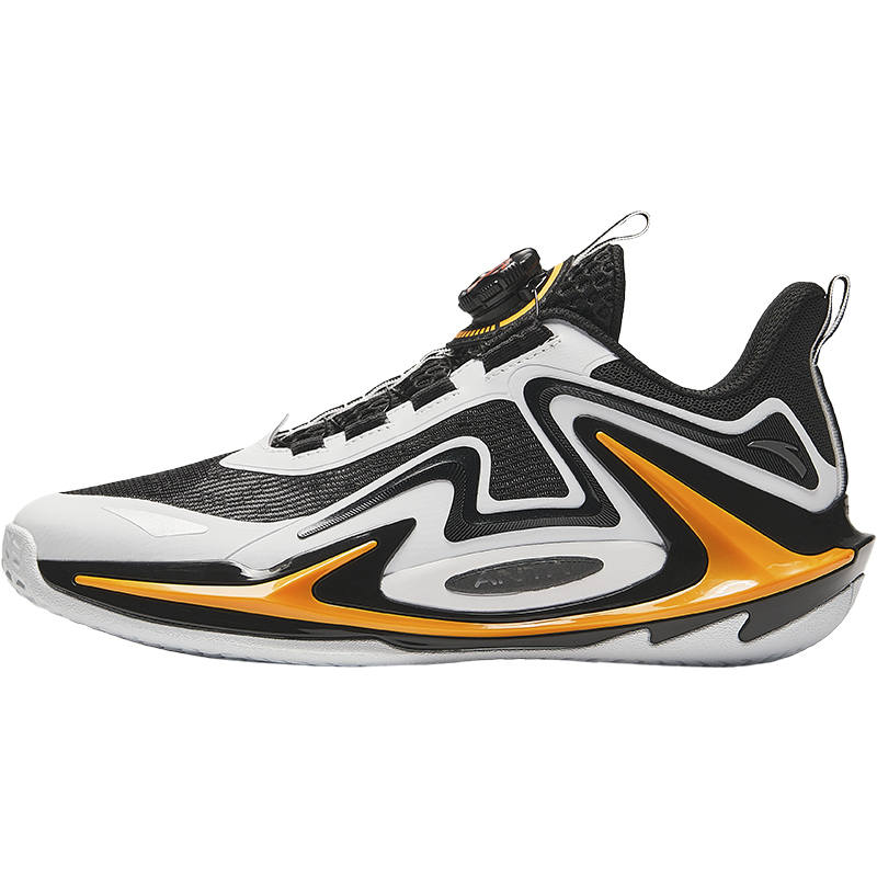 Antakids Blue Rage Tattoo Low top Basketball Shoes Black White Teenagers