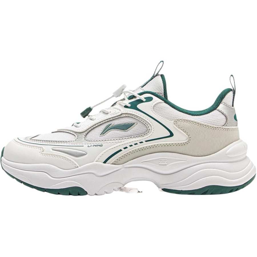 Li-Ning YOUNG Li Ning YOUNG Sportlife Synthetic Leather, Textile Kids Lifestyle Shoes Standard White Waterdrop Gray Kids'