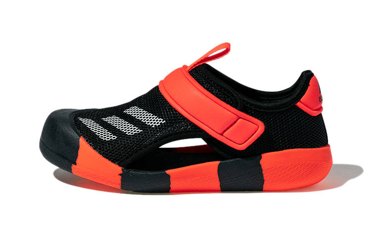 Adidas Adidas Altaventure Slip Resistant, Abrasion Resistant, Breathable Children's Sandals Black Orange
