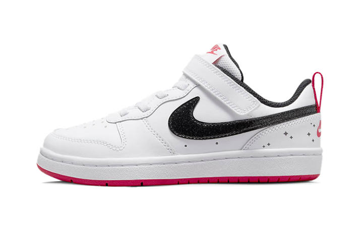Nike Nike Low 2 SE Comfortable Low top Skateboard Shoes White Black Kids'