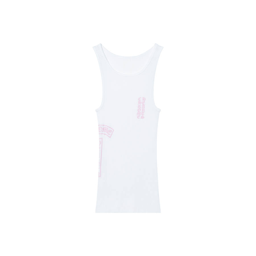 Chrome Hearts T Bar Rib tank top