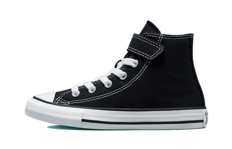 Converse Chuck Taylor All Star 1V Abrasion Resistant High top Kids Canvas Shoes Black White Kids'