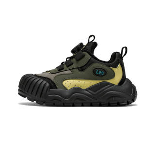 LEE KIDS Casual Sports Fleece Lined Lining, Convenient Knob Button, Versatile Comfortable Low top Kids' Outdoor Shoes