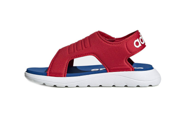 Adidas Adidas Comfort Sandal C Slip Resistant Anti Kick Children's Sandals Red Blue White Children Aged 3 7 Years Old
