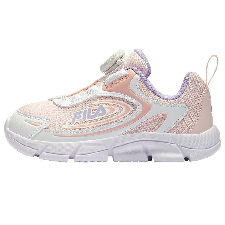 FILA KIDS BOA NUVOLE Shoes Breathable Support Breathable Support Low top Kids' Running Shoes Rose Water Pink/FILA White