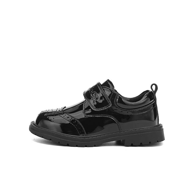 Jeep Slip Resistant Slip Resistant Kids' Leather Shoes Black Kids'