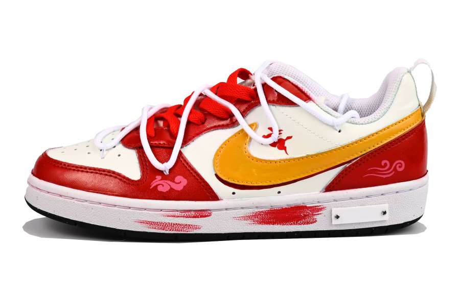 Nike Nike Court Borough Horse Step Spring Festival Vlad New Chinese Style, Auspicious Celebration Synthetic Leather Low top