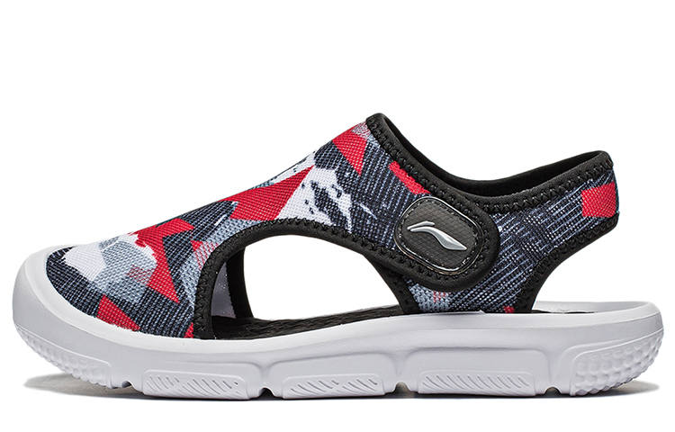 Li-Ning YOUNG Li Ning YOUNG Tracing Huiyou 2.0 Sandal Black/Flame Red/Standard White Teenagers